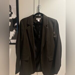 H&M Dark Green Overaized Blazer